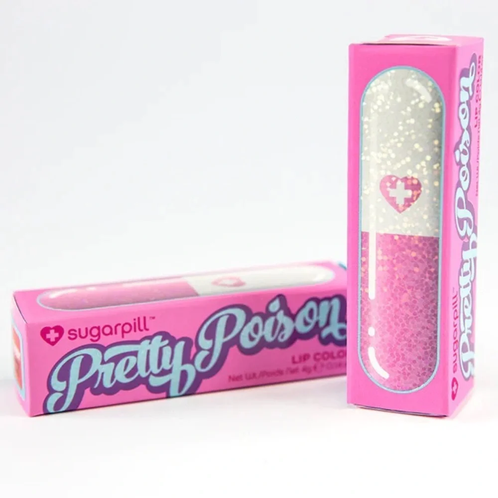 NWT Sugarpill: Rare! Gravity Purple Glitter Pigmented Lipstick